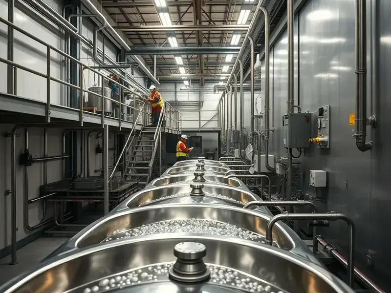 Industrial plating tanks and equipment